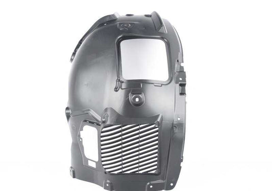 Protector paso de rueda delantero izquierdo OEM 51718060079 para BMW F90. Original BMW.