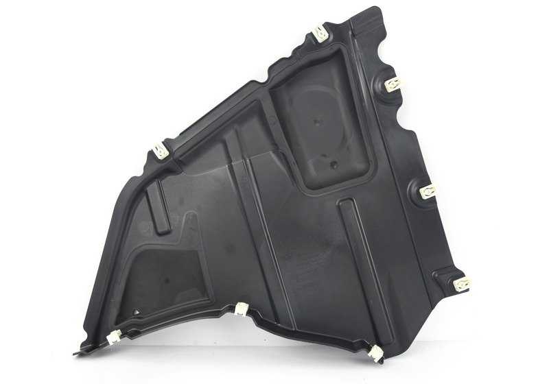 Couvercle inférieur gauche OEM 51758065821 pour BMW F90 M5 (tous les modèles: M581CH, M582CH, M583CH, M5JF01, M5JF02, M5JF03, M5 CS71CH, CS72CH, CS73CH). BMW d'origine.