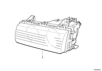 Faro delantero derecho OEM 63128363080 para BMW Serie 3 E36 (316i, 318i, 318is... y más). Original BMW.