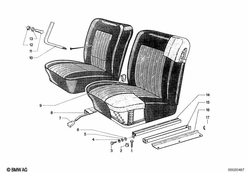 Support Rubber for BMW E46, E53, E70 (OEM 52117502139). Genuine BMW