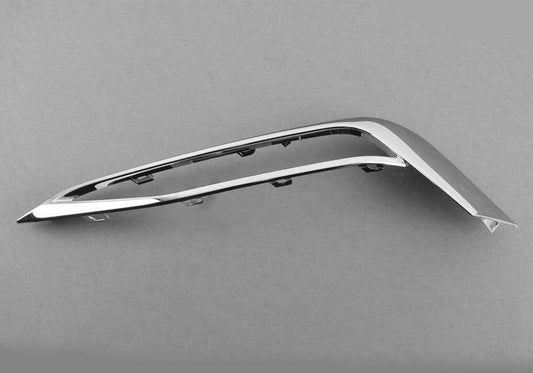 Moldura decorativa izquierda OEM 51117385283 para BMW G30, G31. Original BMW.