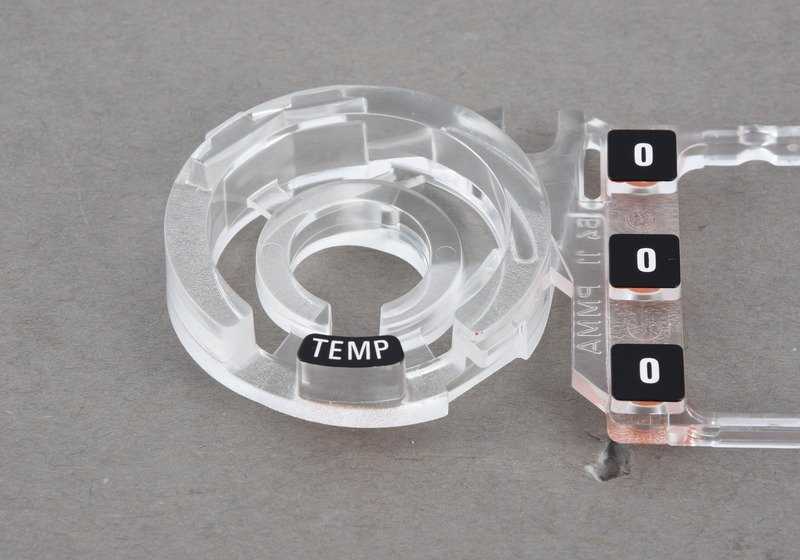 OEM lighting plate 64111385872 for BMW E30 and Z1. Original BMW.