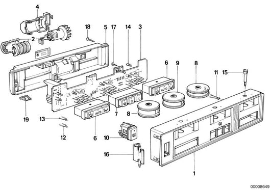 OEM -Innentemperatursensor 64111378854 für BMW E34 und E32. Es ist originaler BMW und Teil des Fahrzeugklimaanlagensystems. Ideal, um eine ausreichende Temperatur in der Kabine aufrechtzuerhalten.