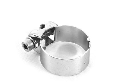 Minte di scarico sinistro Ø49 OEM 18211454381 per BMW Motorrad R100 GS, GS PD e R100 R (modelli R247). Compatibile con le produzioni tra il 1986 e il 1996. BMW originale.