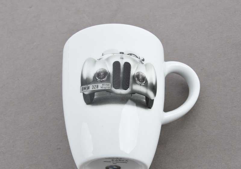BMW white coffee mug BMW 328 . Genuine BMW