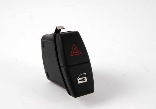 Interruptor de luces de emergencia y cierre centralizado OEM 61316919506 para BMW E60, E60N, E61, E61N, E63, E63N, E64, E64N, E84, E83, E83N, E70, E70N, E71, E72, E89. Original BMW.