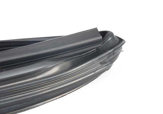 Rear Left Window Glass Guide OEM 51328125761 for BMW E38. Original BMW.