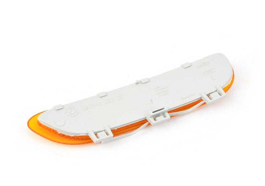 Reflector amarillo izquierdo OEM 63148383011 para BMW E46. Pieza original BMW.