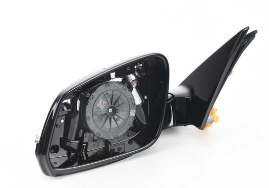 Espelho externo esquerdo sem vidro aquecido OEM 51167350687 para BMW F10, F11. BMW originais.