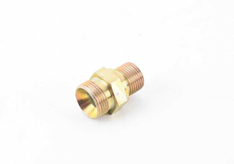 Conector roscado OEM 11421284878 para BMW E30, E28 y E23. Compatible con modelos 324td, 524 TD, 732i con motores M21 y M30. Pieza original BMW.