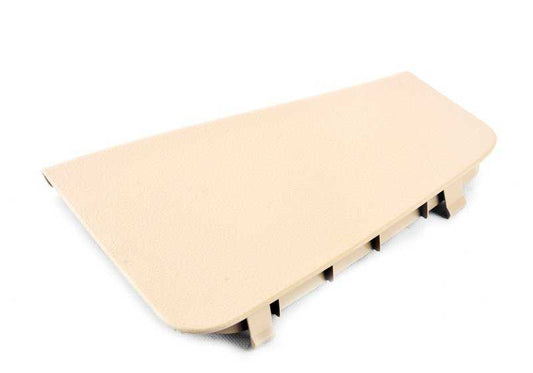 Tapa interior derecha maletero OEM 51497260050 para BMW X3 F25 (modelos sDrive18d, sDrive20i). Color beige. Original BMW.