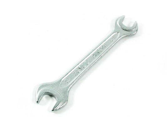 Llave fija doble 10-13 OEM 71111182747 para BMW {E81, E82, E87, E87N, E88, E36, E46, E90, E91, E92, E93, E60, E60N, E61, E61N, E66, E70, E70N, F15, F85, E71, E72, F16, F86, E85, E86} y MINI {R50, R52, R53, R55, R56, R57}. Original BMW y MINI.