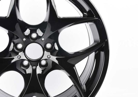 Llantas de aleación diseño Doble Radio 215 negras 21" para BMW X5 E70 y X6 E71/E72. OEM 36116782834. Original BMW.