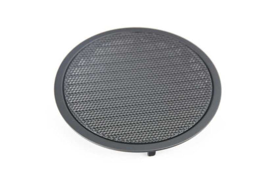Rejilla altavoz puerta delantera OEM 51417322962 para BMW F10, F11, F18, F07, F07520d, 528i, 530d y más. Pieza original BMW, color negro. Ideal para reemplazo en panel interior de puerta.