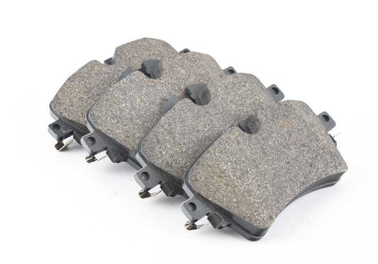 Juego de pastillas de freno delanteras sin amianto OEM 34106874034 para BMW F52, F46, F48, F39. Original BMW.
