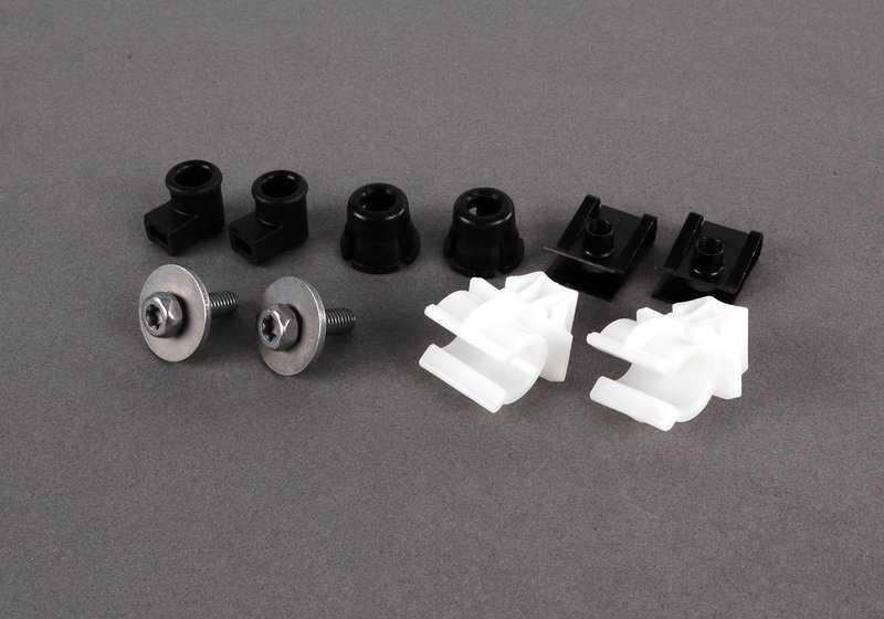 Kit de réparation Faro Support OEM 63126904664 pour BMW E46 {316i, 316ci} avec différents moteurs et versions. Compatible avec les phares halogènes et xénon. BMW d'origine.
