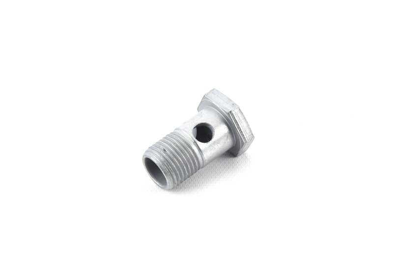 Tornillo hueco M16x28 OEM 32416852470 para BMW {E81,E82,E87,E88,E21,E30,E36,E46,E90,E91,E92,E93,E12,E28,E34,E39,E60,E61,E24,E63,E64,E32,E38,E65,E66,E31,E84,E83,E53,E70,F15,E71,F16,Z1,Z3,E85,E86,E52} y MINI {R50,R52,R53}. Original BMW y MINI.