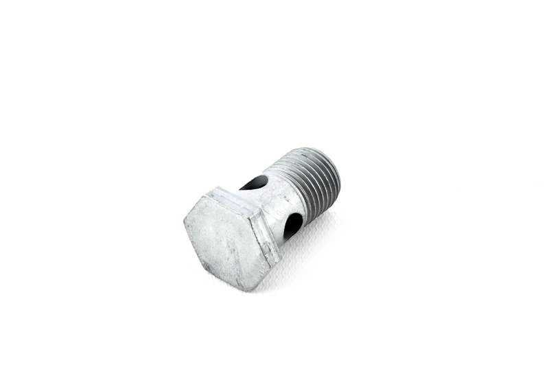 Tornillo hueco M16x28 OEM 32416852470 para BMW {E81,E82,E87,E88,E21,E30,E36,E46,E90,E91,E92,E93,E12,E28,E34,E39,E60,E61,E24,E63,E64,E32,E38,E65,E66,E31,E84,E83,E53,E70,F15,E71,F16,Z1,Z3,E85,E86,E52} y MINI {R50,R52,R53}. Original BMW y MINI.