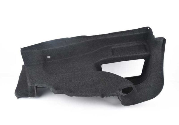 Revestimiento lateral izquierdo del maletero OEM 51477289119 para BMW F32, F32N, F82, F82N. Original BMW.