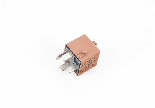 Relé marrón OEM 61311388729 para BMW E32, E34. Recambio original BMW.