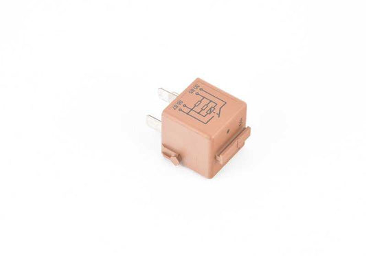 Relé marrón OEM 61311388729 para BMW E32, E34. Recambio original BMW.