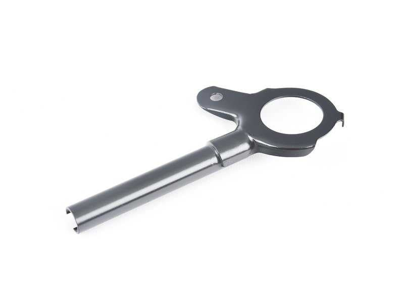 Soporte izquierdo OEM 31421242231 para BMW Motorrad R 80 GS (R247) modelos 0346 y 0348 (1980-1987). Original BMW.