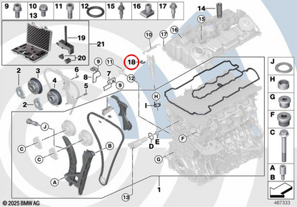 Clip de fixation OEM 13537528539 pour BMW E81, E82, E87, E87N, E88, E46, E90, E90N, E91, E91N, E92, E92N, E93, E93N, E39, E60, E60N, E61, E61N, F10, F11, F18, F18N, E63, E63N, E64, E64N, E38, E65, E66, F01, F01N, F02, F02N, I01, I01N, E84, E83, E83N