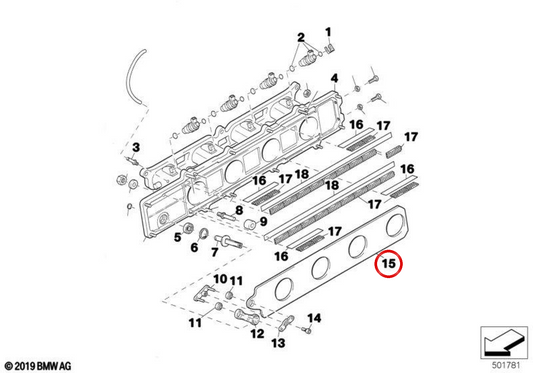 Gralenti Regulator OEM 13541416113 pour BMW E30, E32, E34, E36, Z3. BMW d'origine.