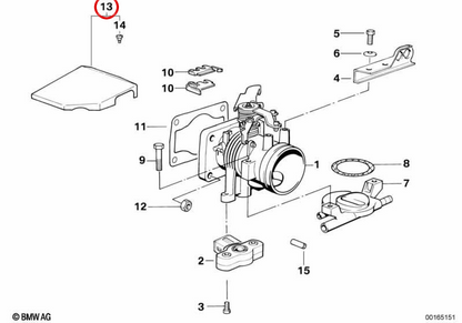 OEM -Abdeckung 13541734320 für BMW E36, E34. Original BMW.