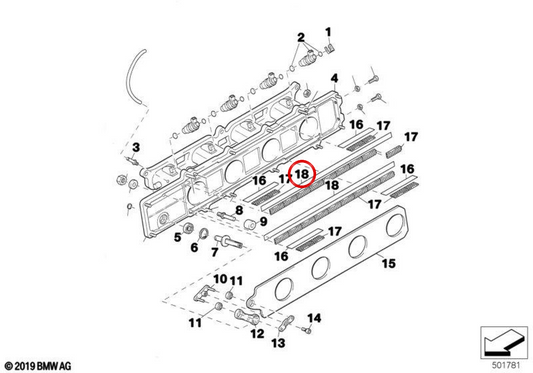 Calibre Caliper OEM 13542195034 para BMW E36, E46, E90, E92, E93, E60, E61, E63, E64, E65, E66, E67, E81, E82, E87, E88, F01, F02, F03, F04, F10, F11, F12, F13, F15, F16, F25, F26, F30, F31, F32, F33, F34, F35, F36, F48. BMW genuíno.
