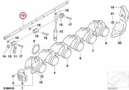 OEM -Antriebsachse 13547838121 für BMW E36, E46, Z3, E85, E86. Original BMW.