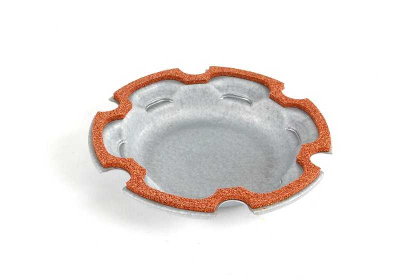 Tapa con junta OEM 26117540778 para BMW E46, E60, E61, E63, E64, E65, E66, E83, E53. Original BMW.