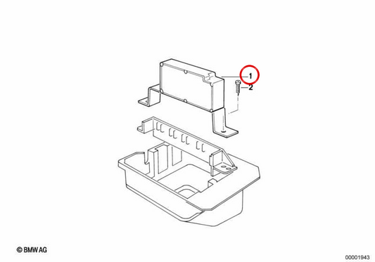 Modulo di controllo Valvola di ammissione OEM 13621316687 per BMW E34. BMW originale.