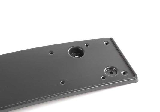 Soporte de matrícula OEM 51118041504 para BMW Z4 E85 y E86 (Z4 M 3.2) años 2006-2008. Original BMW.