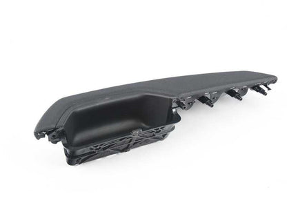 Reposabrazos izquierdo OEM 51417246397 para BMW X3 (F25) y BMW X4 (F26). Color negro. Original BMW.
