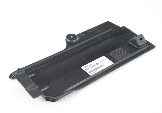 Cubierta protectora soporte motor izquierda OEM 51718244305 para BMW E46. Pieza original BMW.