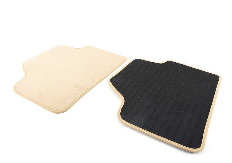 Beige carpets OEM 51477316631 for BMW X1 E84 with XDrive. Complete game (front and rear). Original BMW.