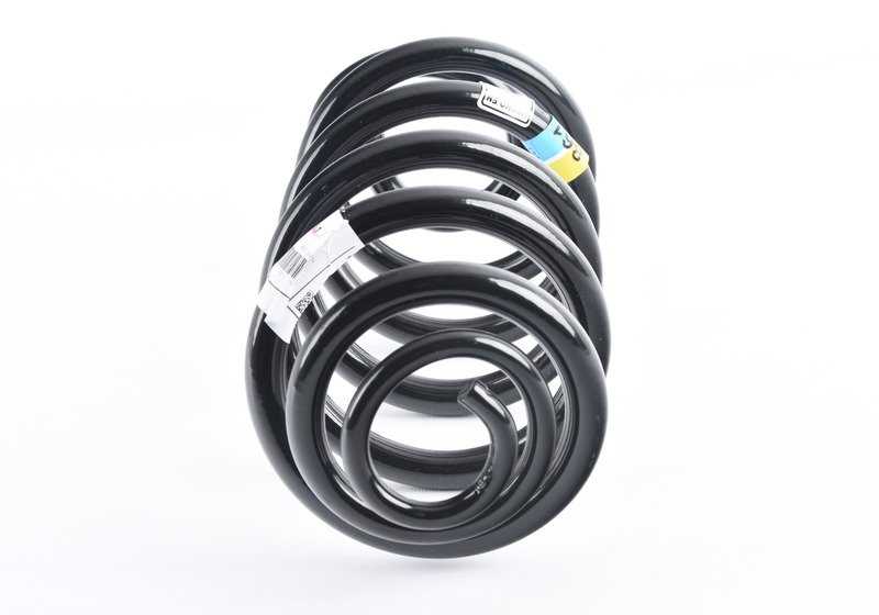 Muelle de suspensión trasero OEM 33536779861 para BMW E81, E87, E88, E90, E91, E92, E93. Original BMW.