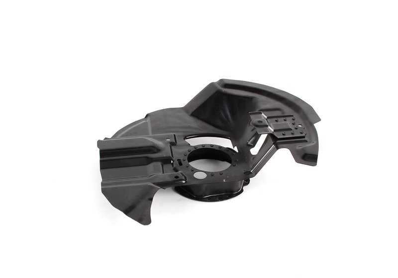 Protector de freno delantero derecho OEM 34116759788 para BMW E46, E85, E86. Compatible con modelos como 325i, 330Cd, entre otros. Pieza original BMW.