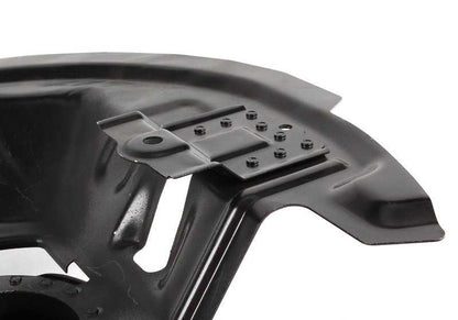 Protector de freno delantero derecho OEM 34116759788 para BMW E46, E85, E86. Compatible con modelos como 325i, 330Cd, entre otros. Pieza original BMW.