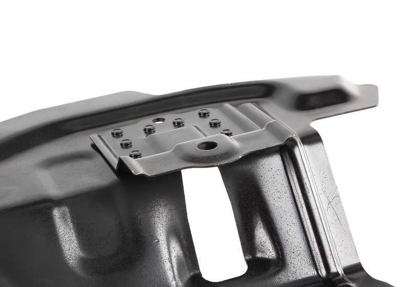 Protector de freno delantero derecho OEM 34116759788 para BMW E46, E85, E86. Compatible con modelos como 325i, 330Cd, entre otros. Pieza original BMW.