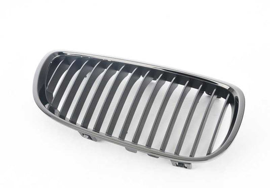 Chrome Black Right Side Decorative Grille OEM 51137979350 for BMW E90, E92. Original BMW.