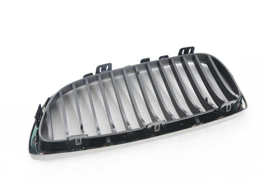Chrome Black Right Side Decorative Grille OEM 51137979350 for BMW E90, E92. Original BMW.