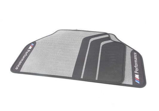 Juego de alfombrillas traseras M Performance OEM 51472407307 para BMW X3 F25, X4 F26. Original BMW.