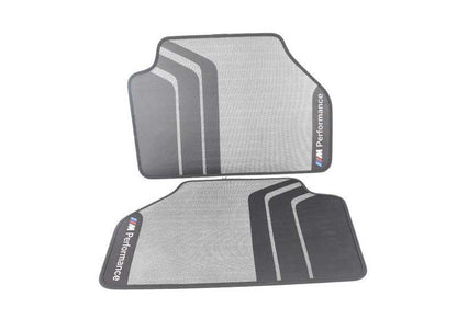 Juego de alfombrillas traseras M Performance OEM 51472407307 para BMW X3 F25, X4 F26. Original BMW.