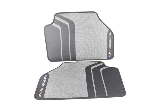Juego de alfombrillas traseras M Performance OEM 51472407307 para BMW X3 F25, X4 F26. Original BMW.