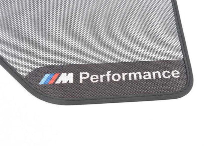 Juego de alfombrillas traseras M Performance OEM 51472407307 para BMW X3 F25, X4 F26. Original BMW.