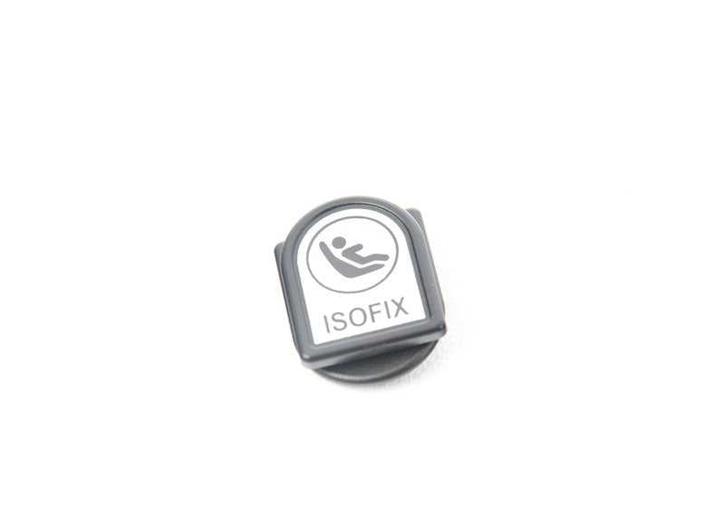 Botón anclaje Isofix OEM 52207375770 para BMW F06, F06N, F12, F12N, F13, F13N, F15, F85, F16, F86. Original BMW.