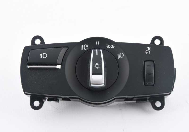 Interruptor de luces OEM 61316803962 para BMW F07, F07N, F10, F10N, F06, F06N, F12, F12N, F13, F13N, F01, F01N, F02, F02N, F04, F25, F26. Original BMW.