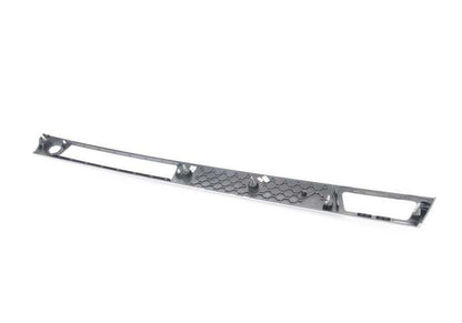 Embellecedor de salpicadero en aluminio derecho OEM 51459148069 para BMW E90, E91, E92, E93. Original BMW.